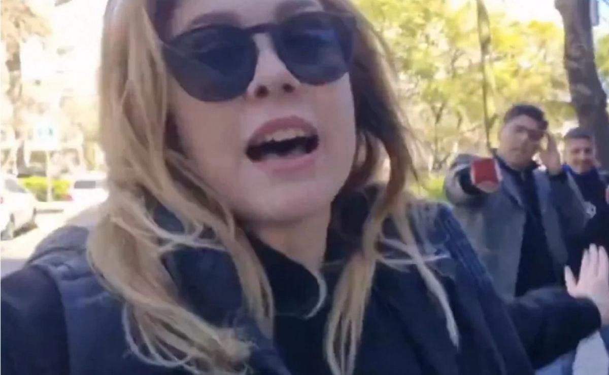 Lilia Lemoine fue agredida.
