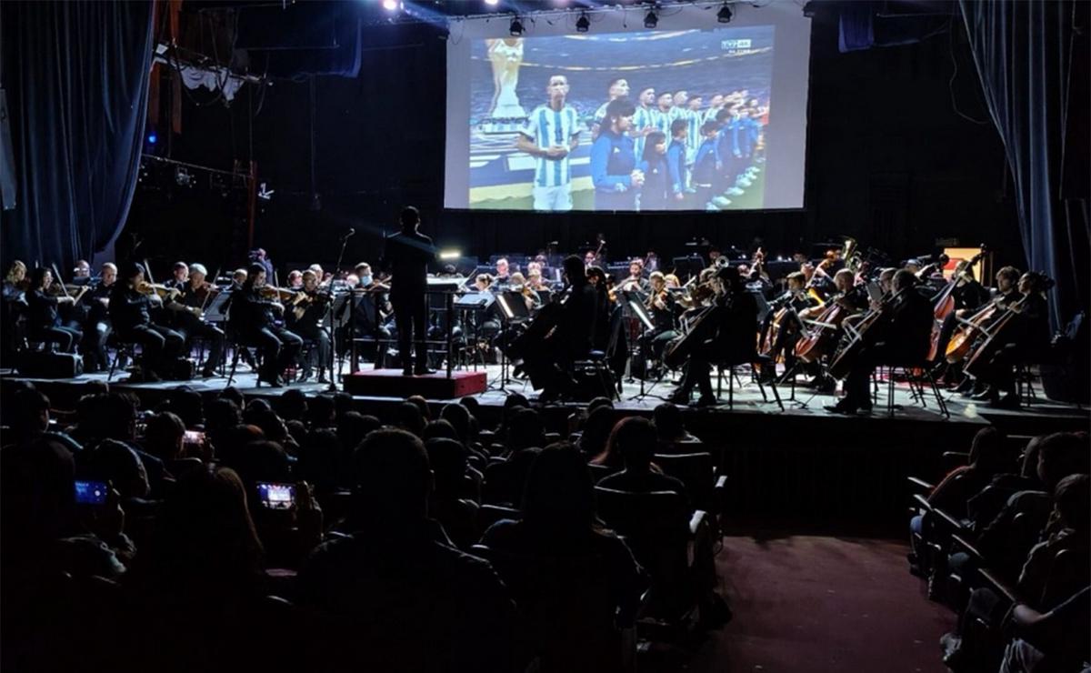 La Sinfónica Provincial de Rosario recrea la final del Mundial.