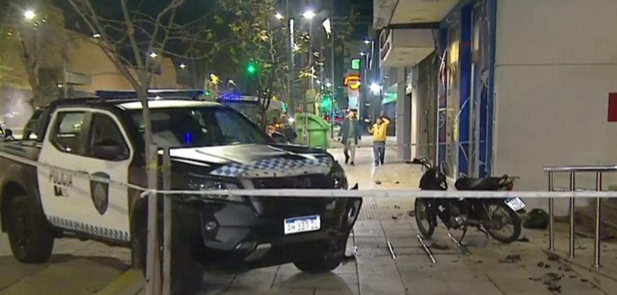 Persecución policial en Palermo termina en choque y un herido
