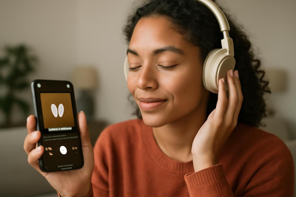 Logo de Spotify en un teléfono