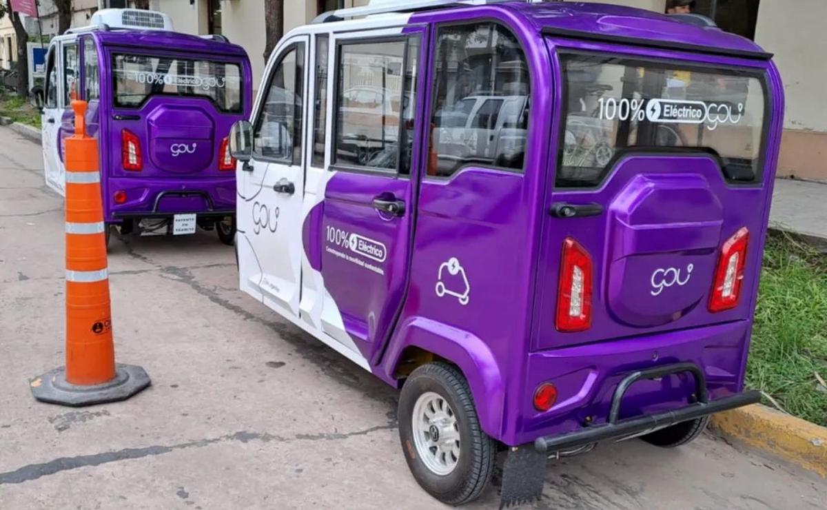 Triciclos eléctricos en el norte santafesino para competir con otras apps.