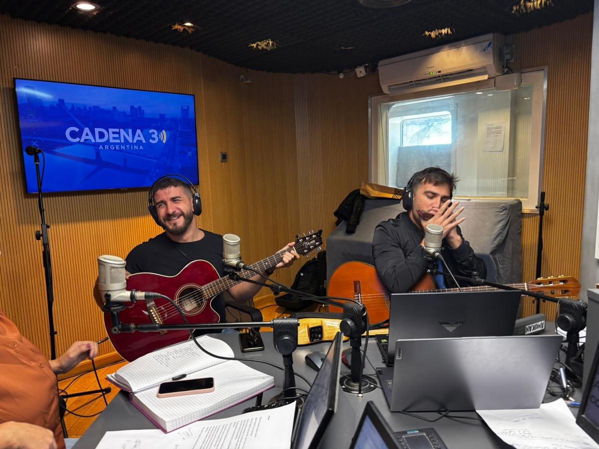 Mauricio Tarantola y Agustín Carletti, del Dúo Amukan, en 