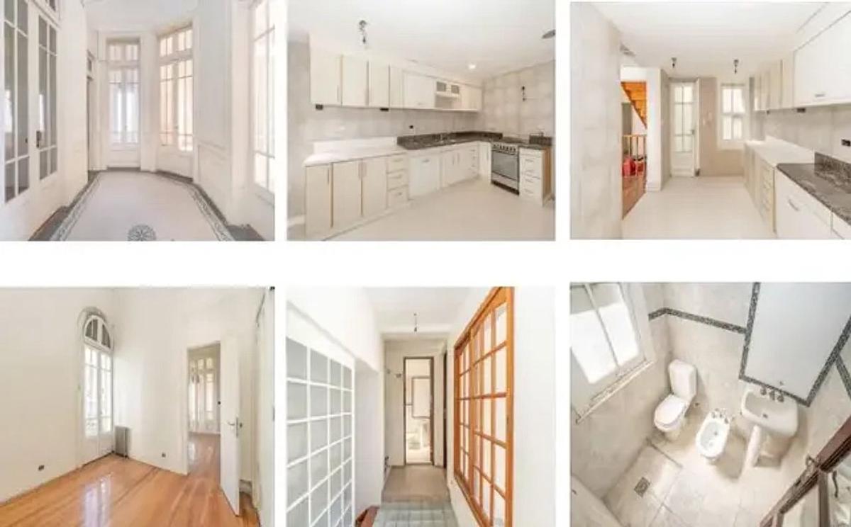 Así es el deparamento 3° F que se vende arriba del de CFK.