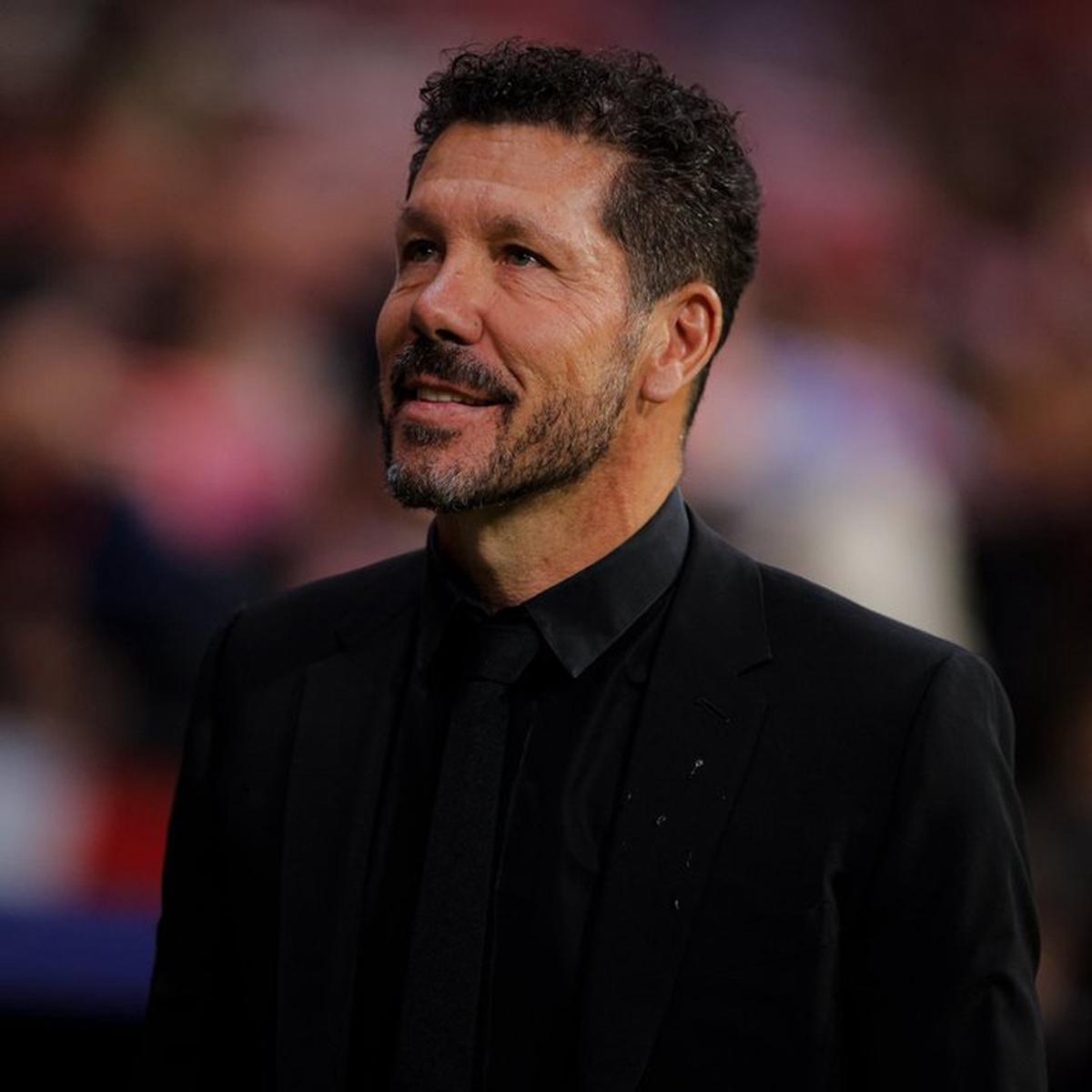 Diego Simeone, DT del Atlético de Madrid. (Foto NA: @Atleti)