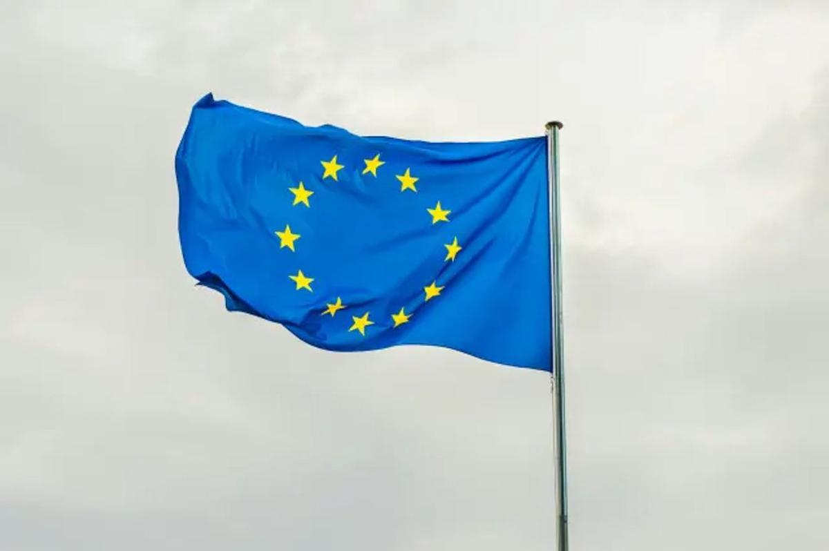Bandera de la Unión Europea.
