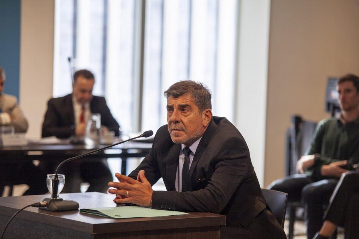 El fiscal de Cámara, Julio Rivero, en el jury a los fiscales del caso Dalmasso.