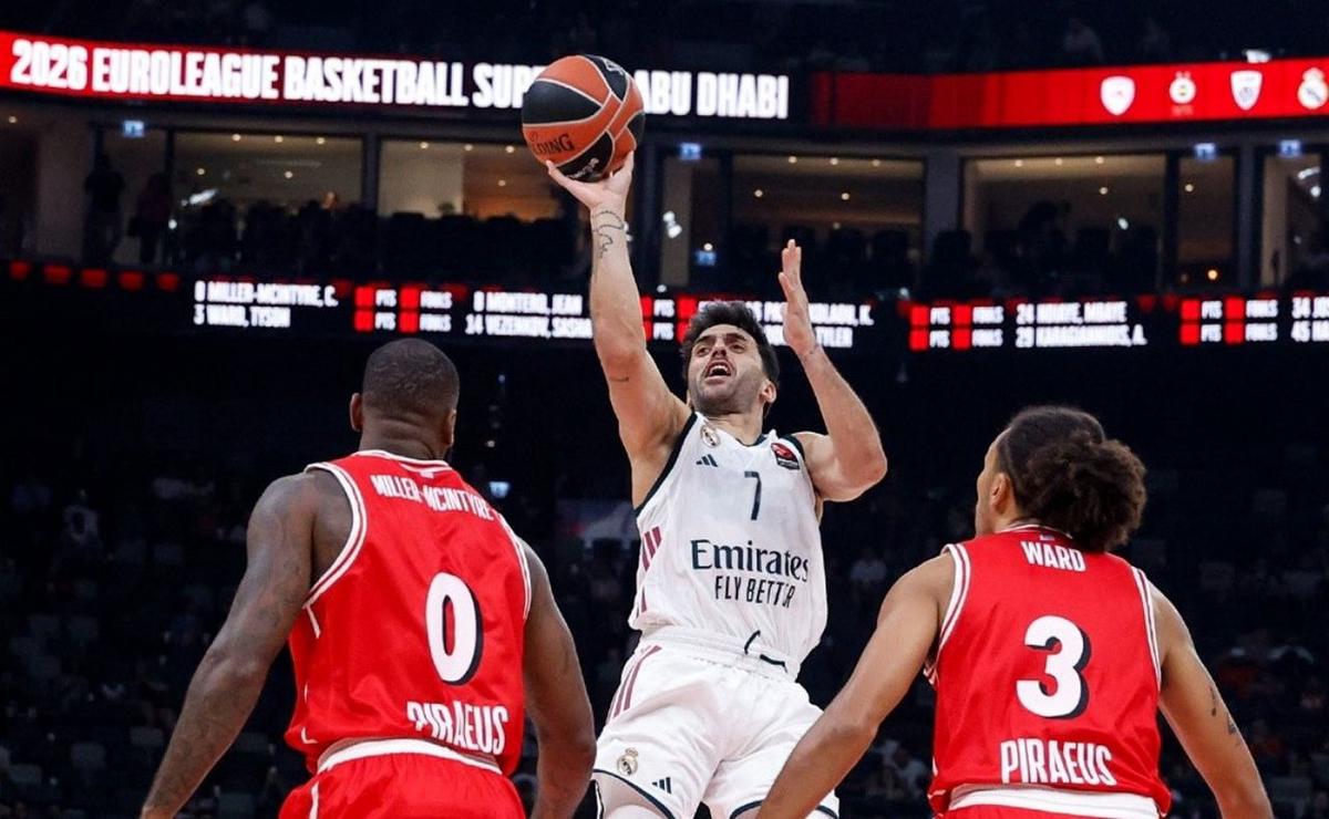 Campazzo consiguió el primer titulo de la temporada para el Real Madrid. (Foto: CAB)