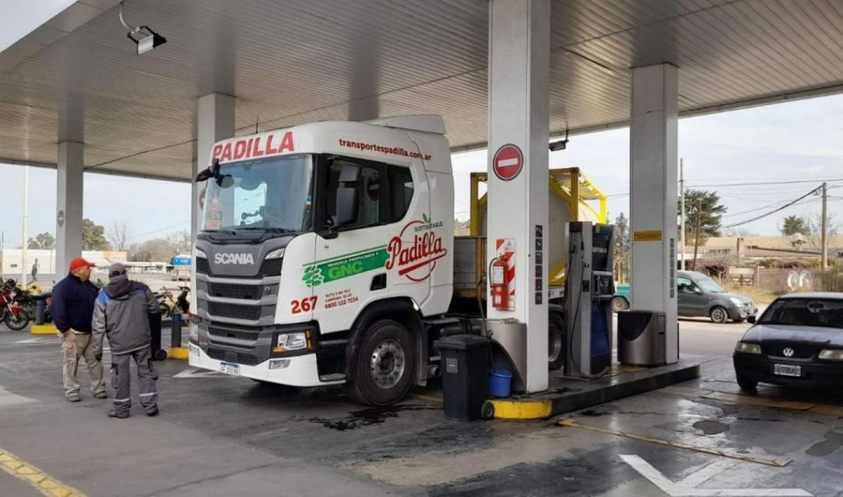 ¿Los camioneros se pasan a GNC? (Foto: gentileza Surtidores)