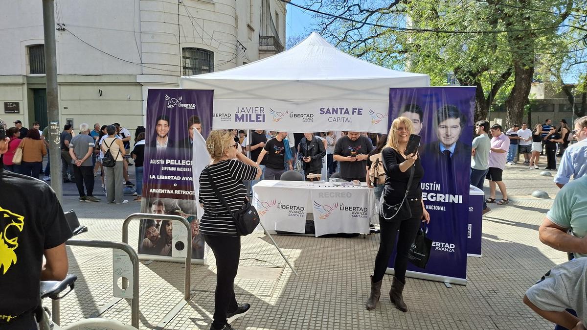 Javier Milei visita Santa Fe