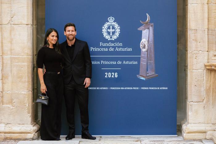 Antonela Roccuzzo expresa su orgullo por Messi tras recibir el Premio Princesa de Asturias