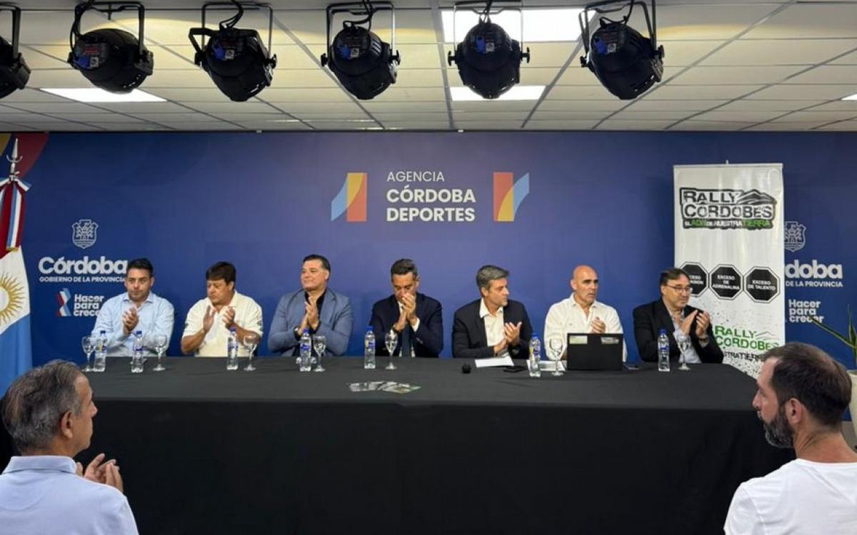 Conferencia presentación del Rally Cordobés 2026 en el 'Kempes'