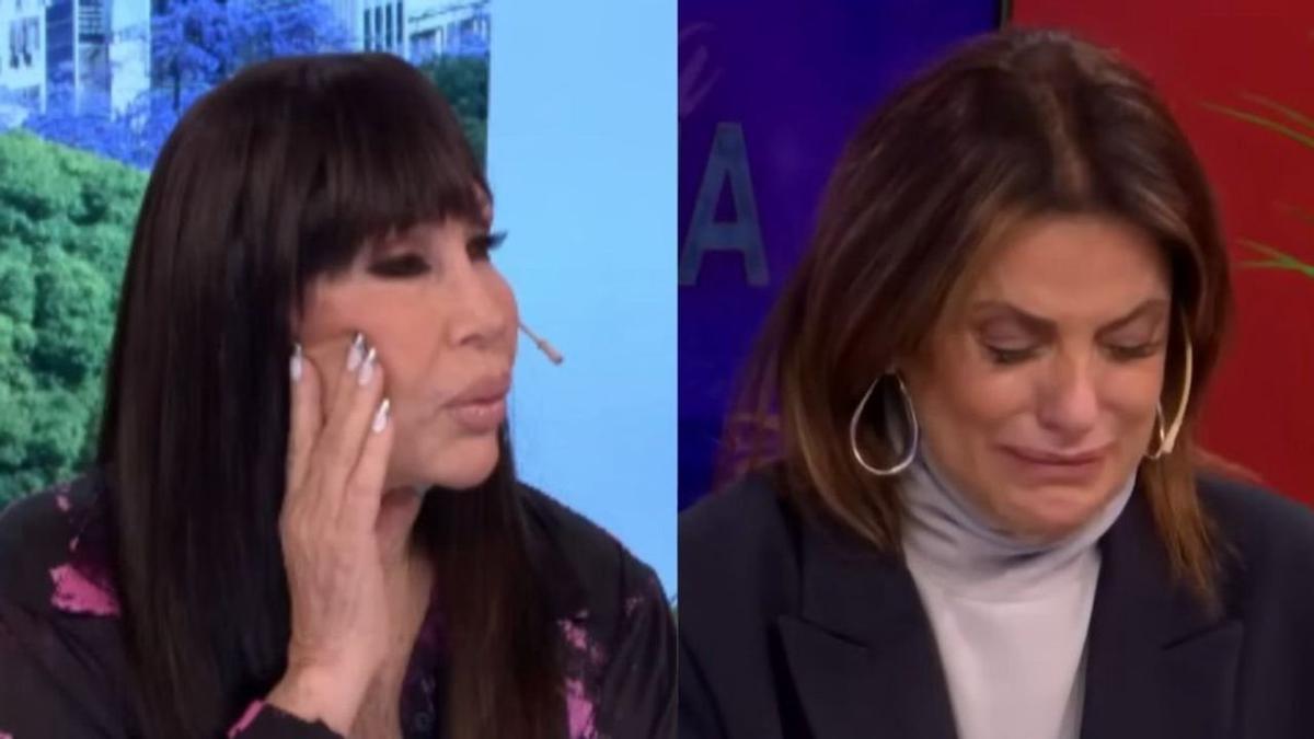 Moria Casán se desesperó al ver quebrada a María Fernanda Callejón.