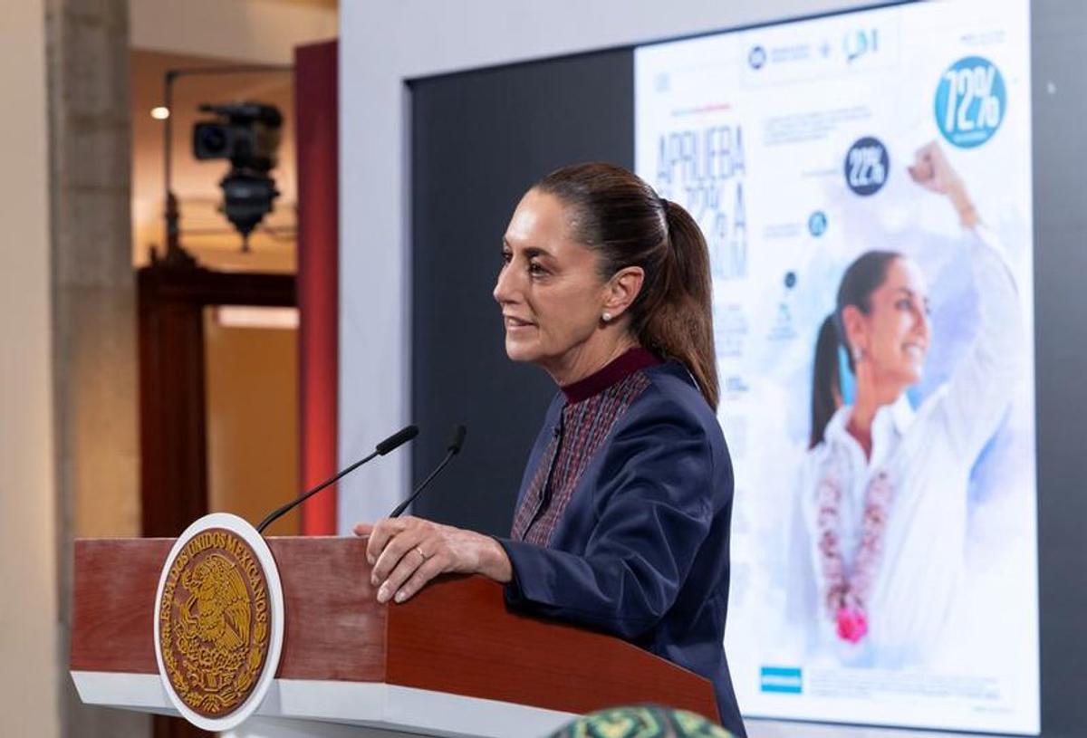 La presidenta de México, Claudia Sheinbaum. Foto: Agencia NA.