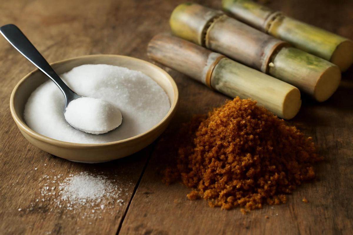 Diferencias entre azúcar refinada y azúcar de caña