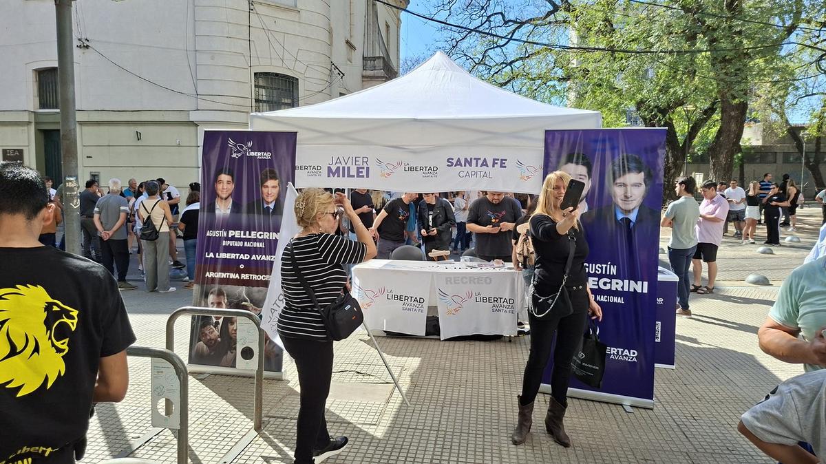Javier Milei visita Santa Fe