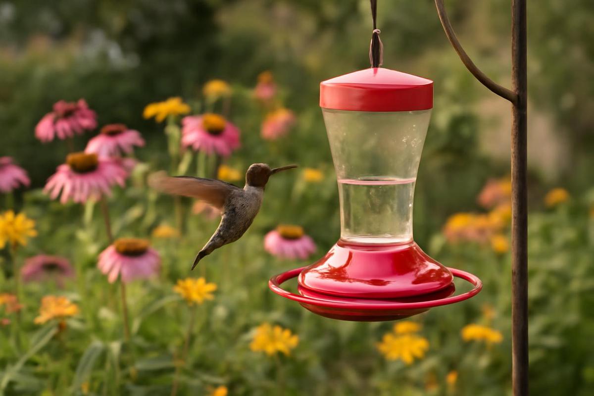 Colibríes en su migración hacia el sur