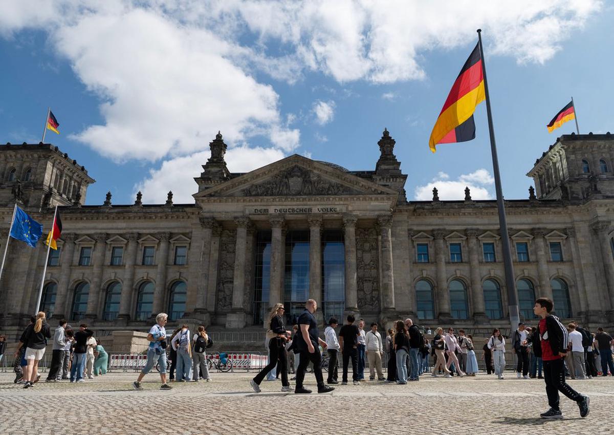 Edificio del Reichstag, en Berlín.