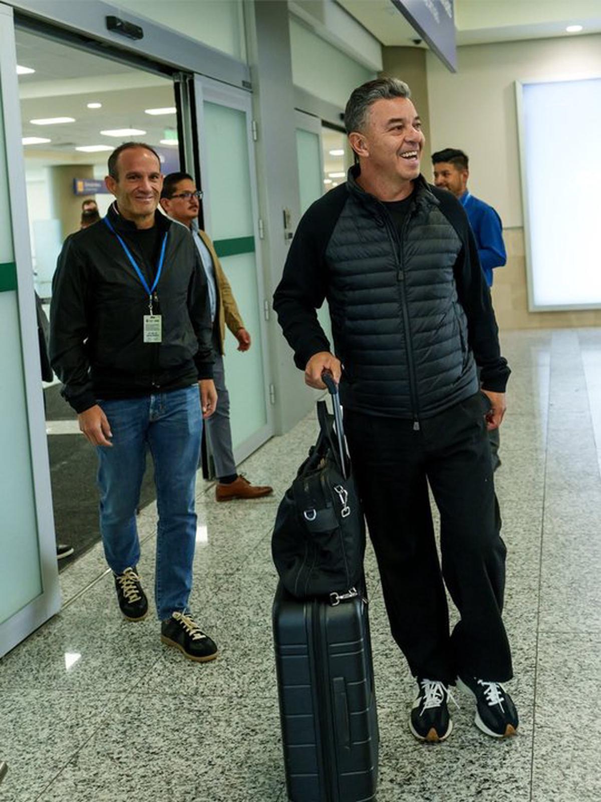 Marcelo Gallardo llegó a Ecuador para asumir como entrenador en la