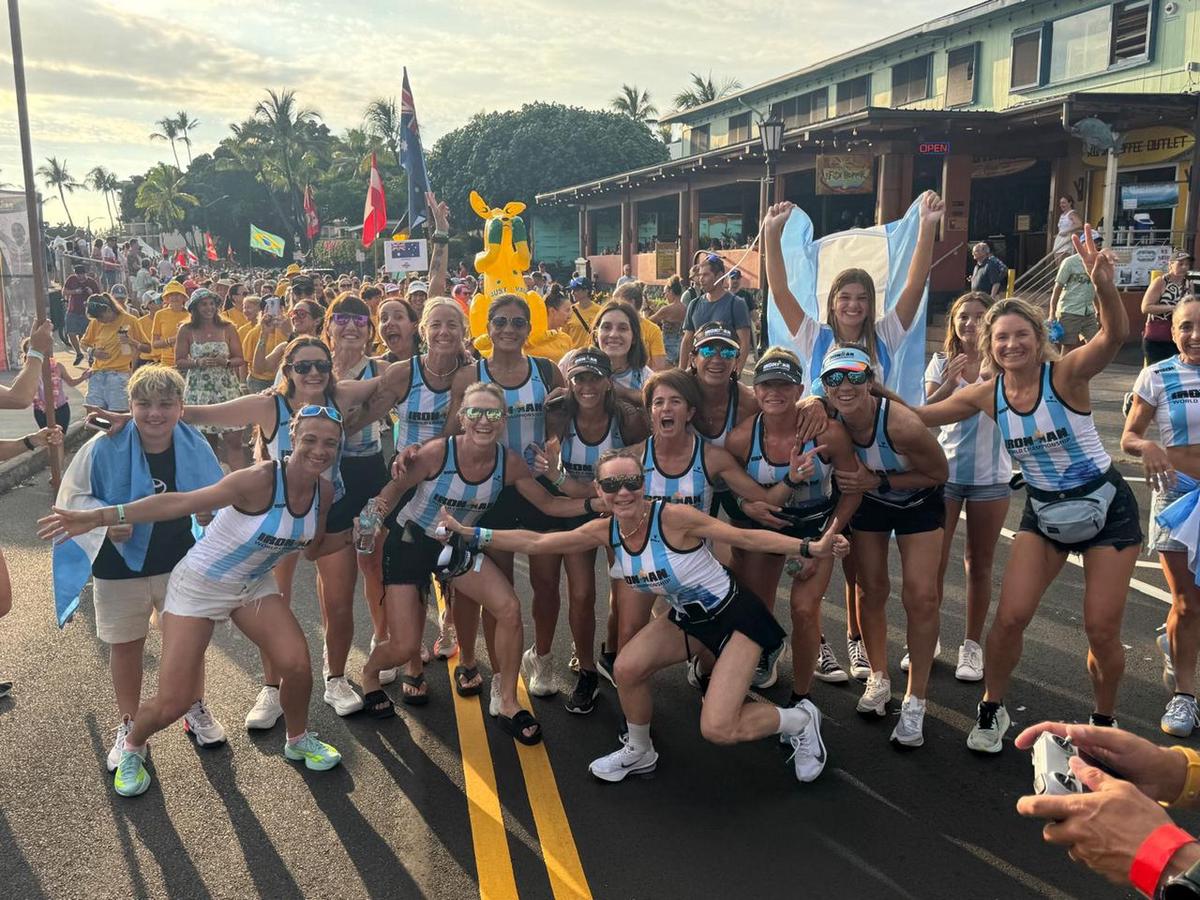 Las atletas argentinas se preparan para la exigente competencia.