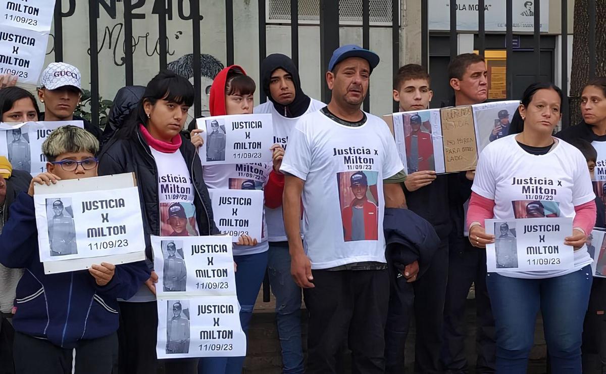 Pedido de justicia por Milton, joven de 15 años asesinado en 2023.