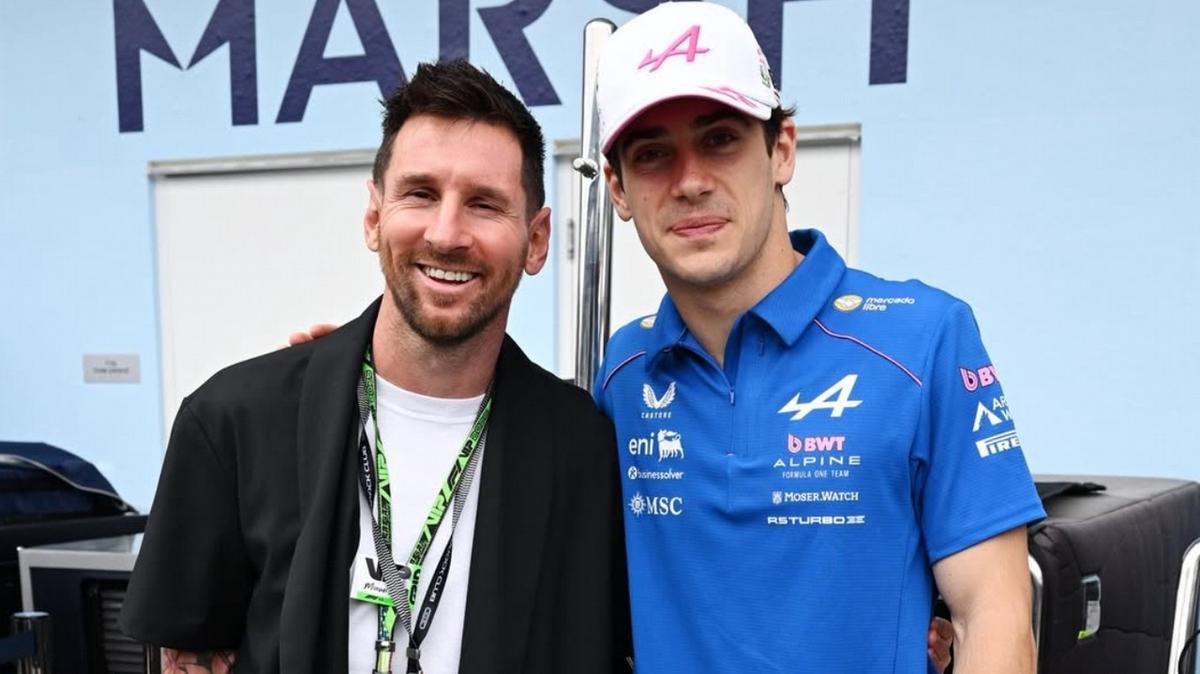 Messi revolucionó la Formula 1 y lo fue a ver a Colapinto