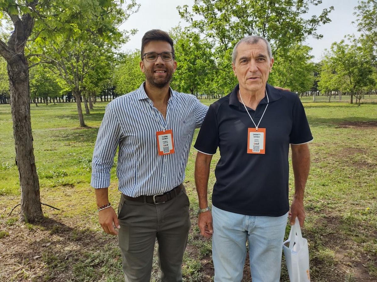 FOTO: Tejerina y Simonutti se ilusionan con el futuro del cultivo en Argentina.