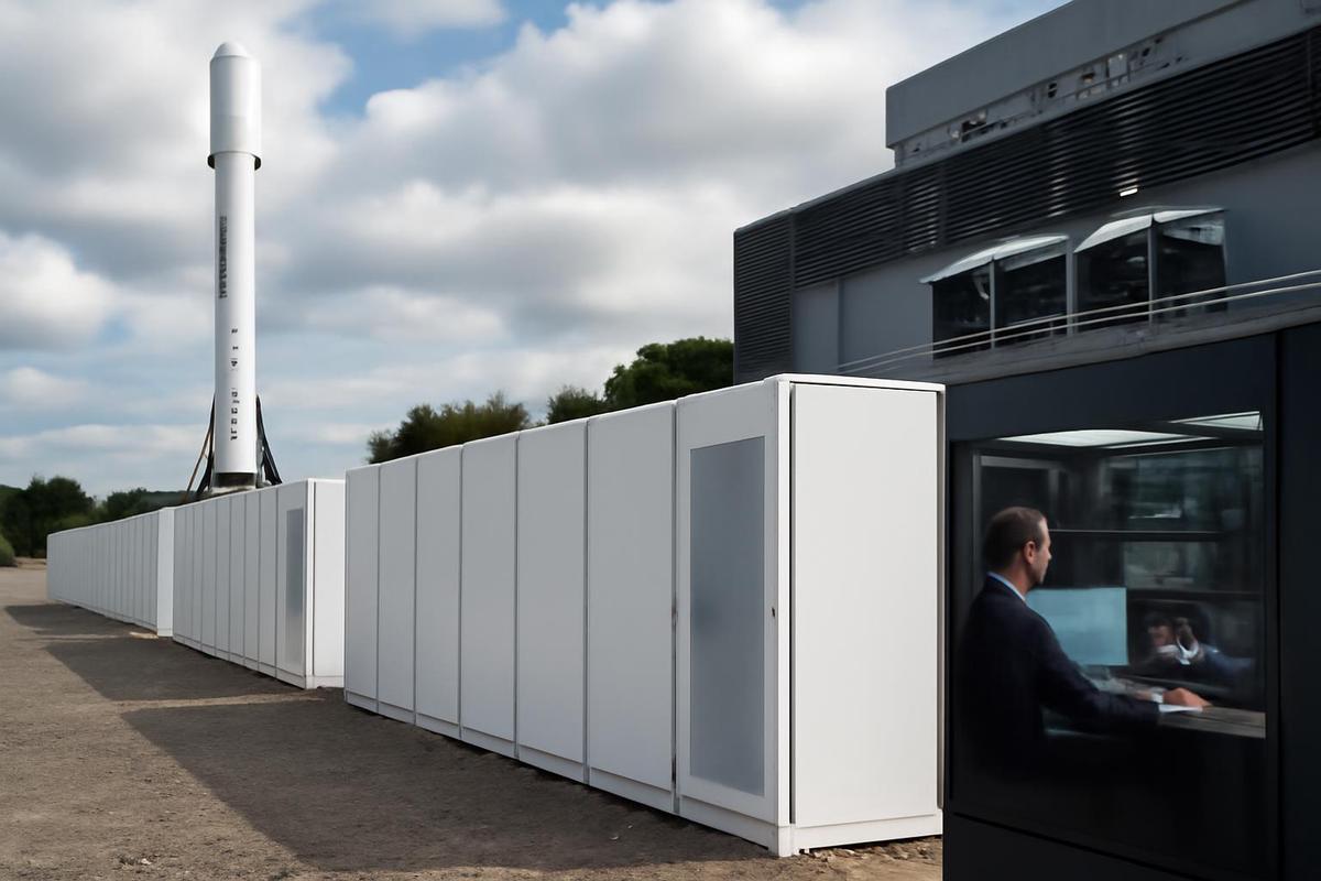 Megapacks de Tesla en uso