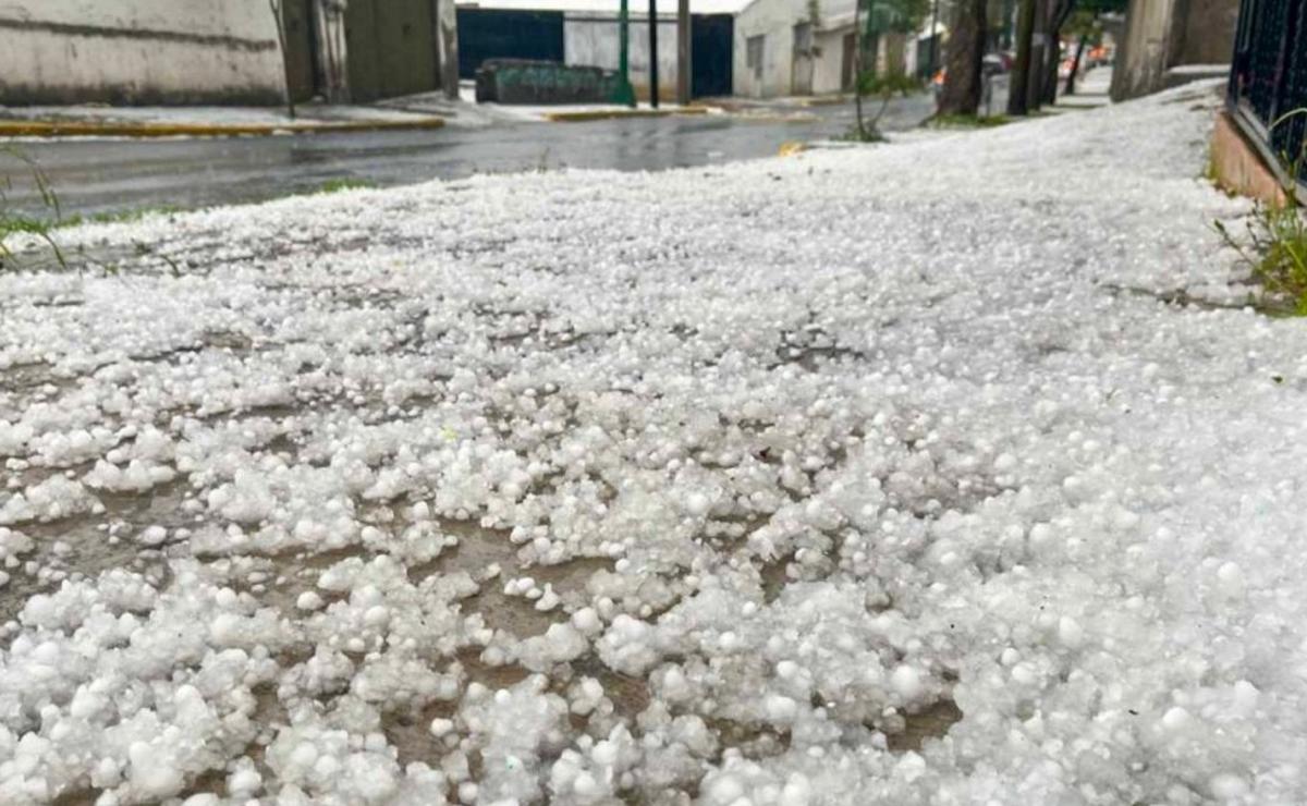 Alerta por tormentas y granizo.
