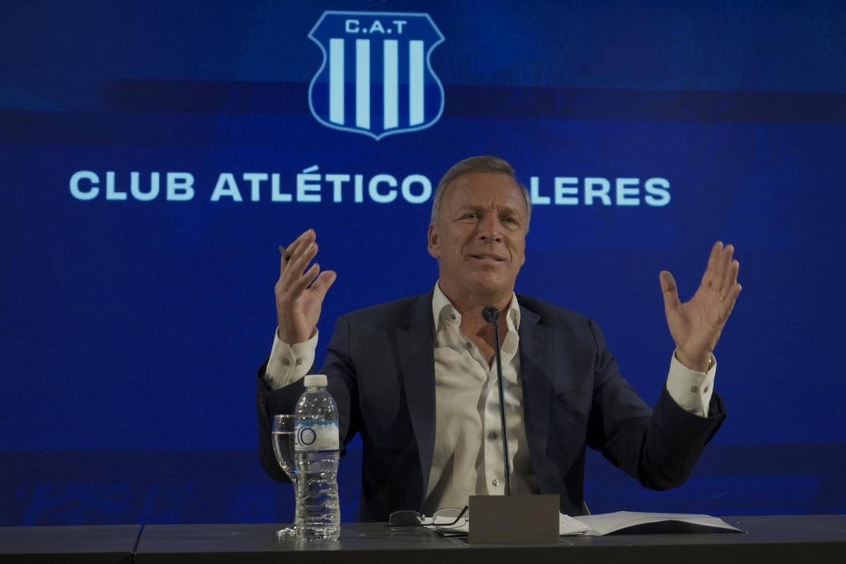 FOTO: Andrés Fassi, presidente de Talleres.