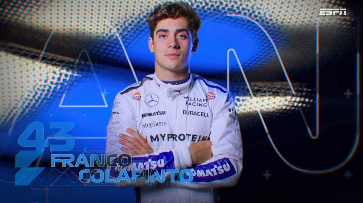 Franco Colapinto ya trabaja en la FP3 del sábado, rumbo a la clasificación