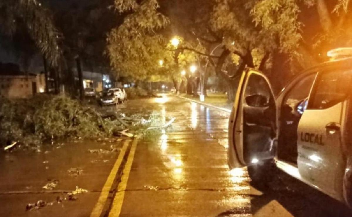 FOTO: El temporal causó problemas en Villa María. (Foto: gentileza)