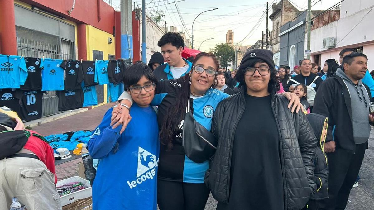 Alberdi se viste de celeste: Belgrano prepara un multitudinario banderazo.