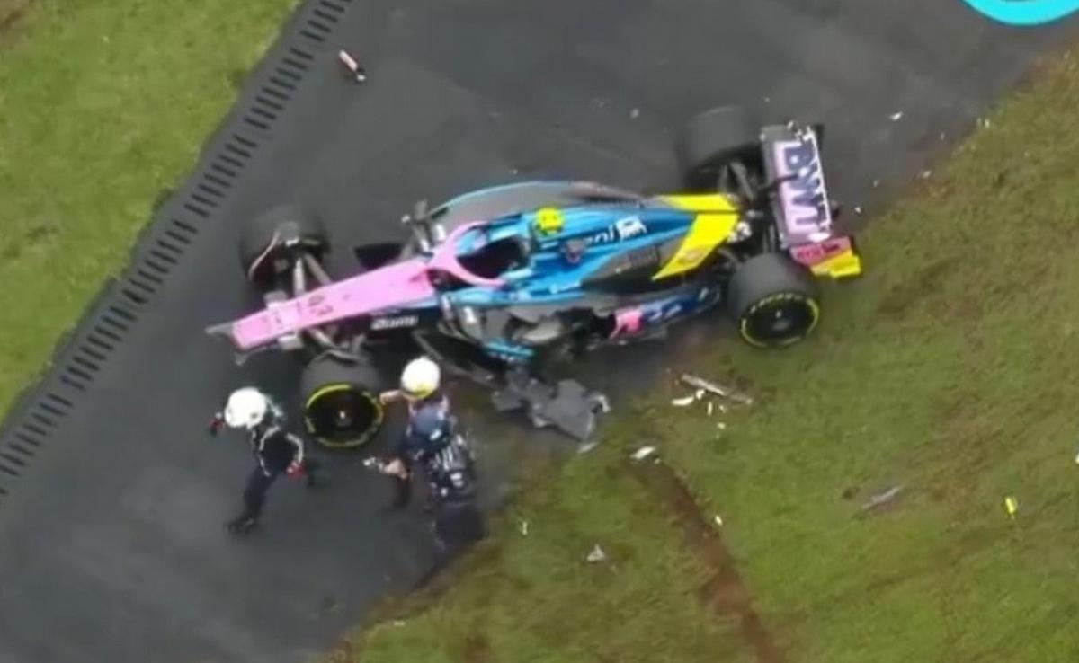 El momento del choque.