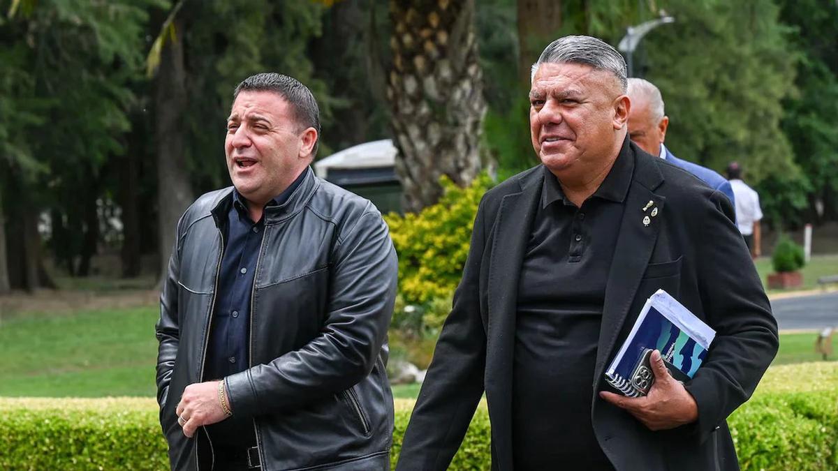 Claudio Tapia y Pablo Toviggino.