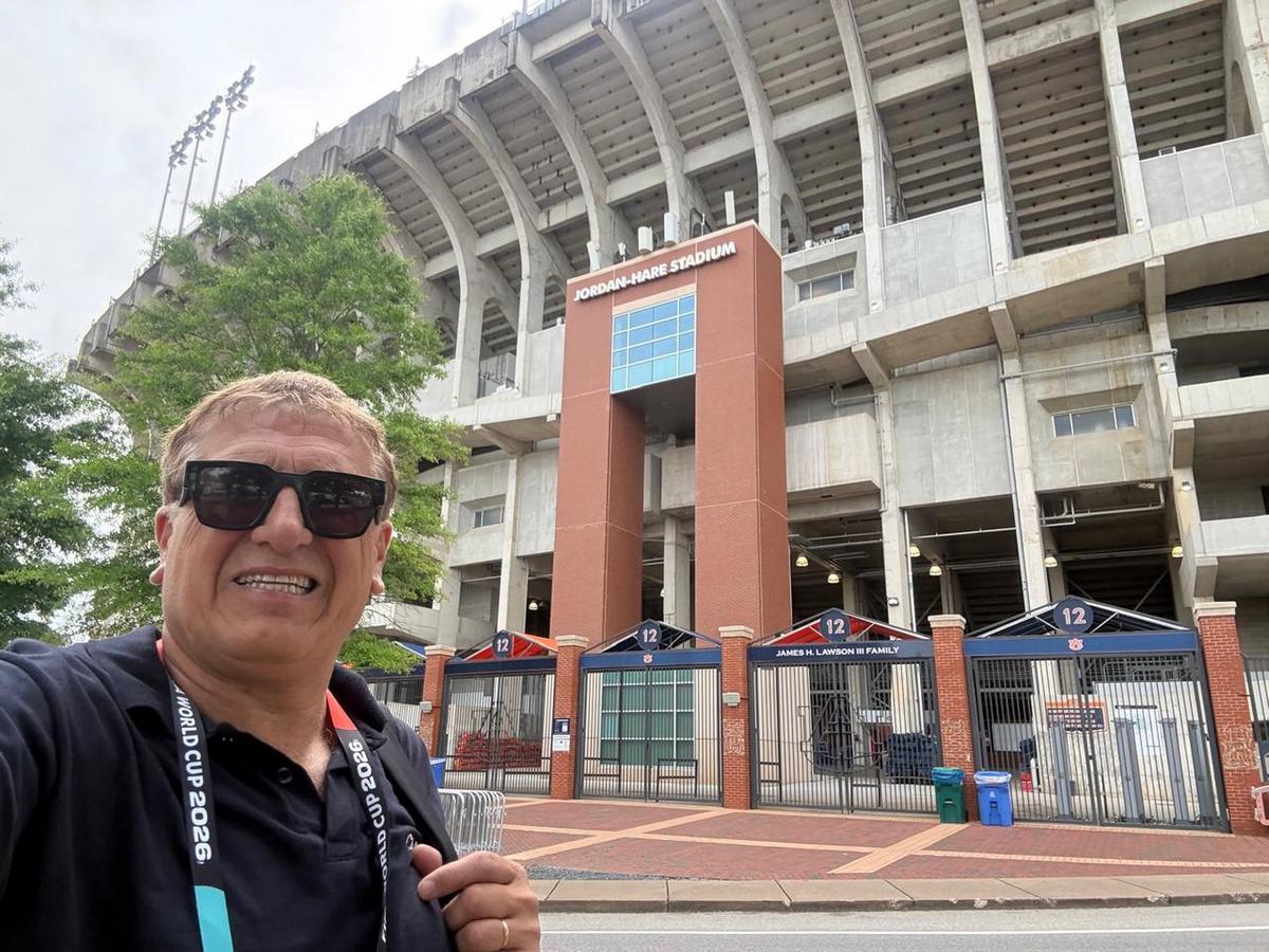 Claudio Giglioni, en Auburn.