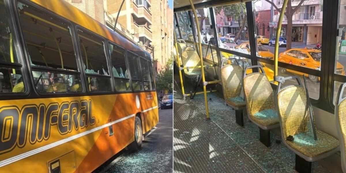 Relatos salvajes en Córdoba: destrozó el colectivo porque no le dejaron pagar en efectivo
