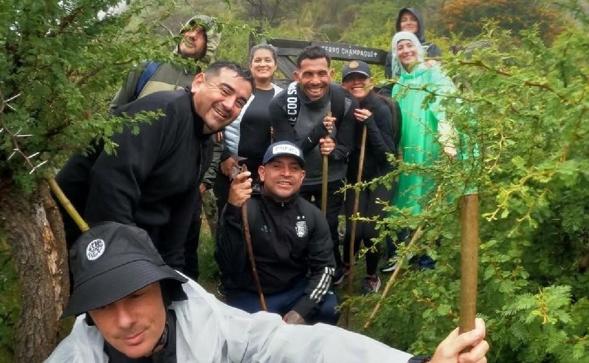 Tevez en el Champaquí.