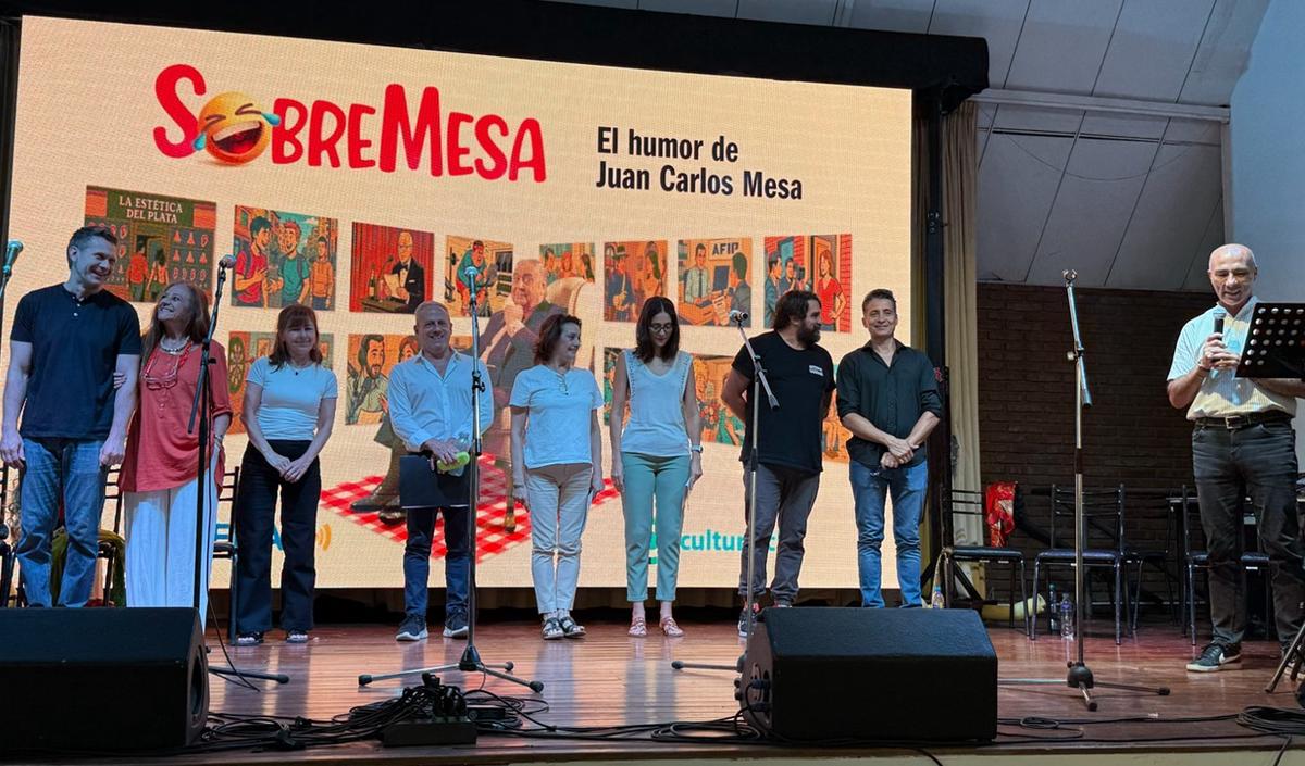 Los actores de la Comedia Cordobesa protagonizaron “SobreMesa” en Espacio Illia.