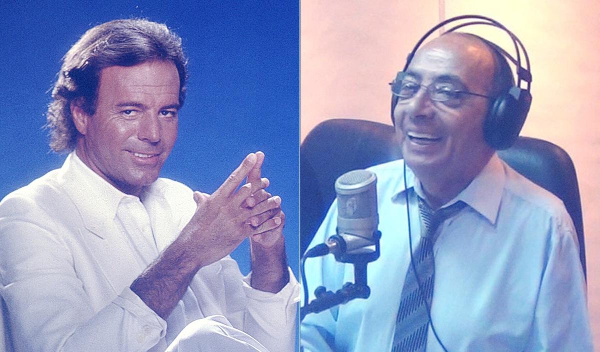 FOTO: En 2003, Mario Pereyra entrevistó a Julio Iglesias.