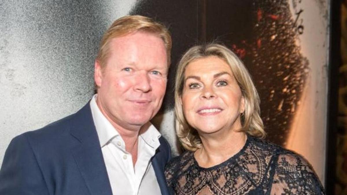 Koeman despidió a su esposa.