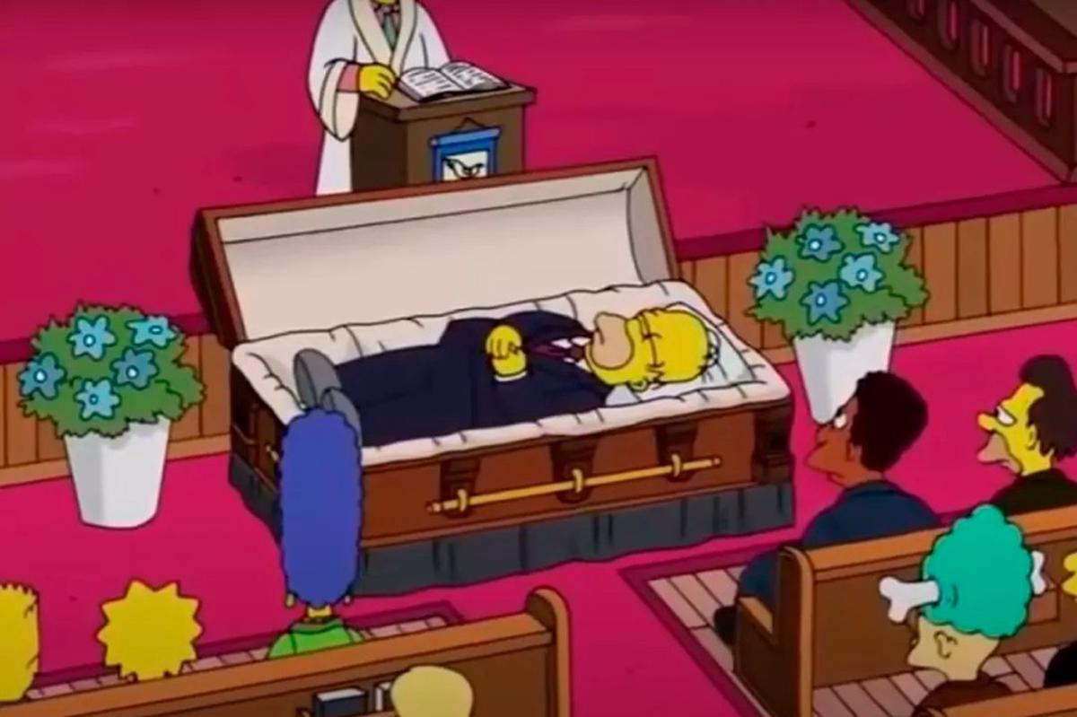 Muerte de Homero Simpson (Captura de pantalla)