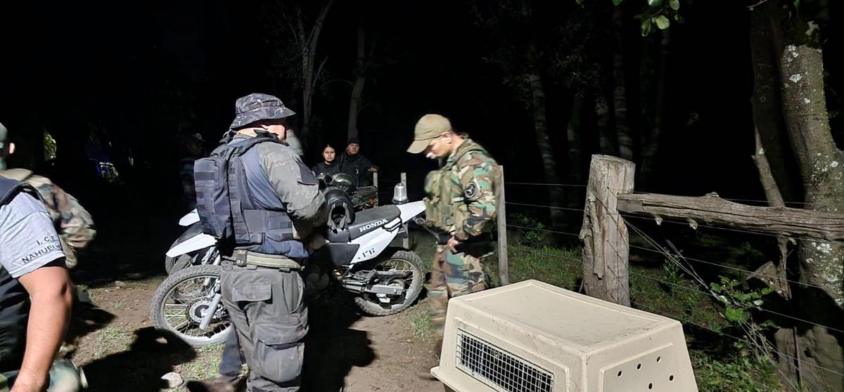 FOTO:  Operativo de búsqueda del pequeño en Bariloche.