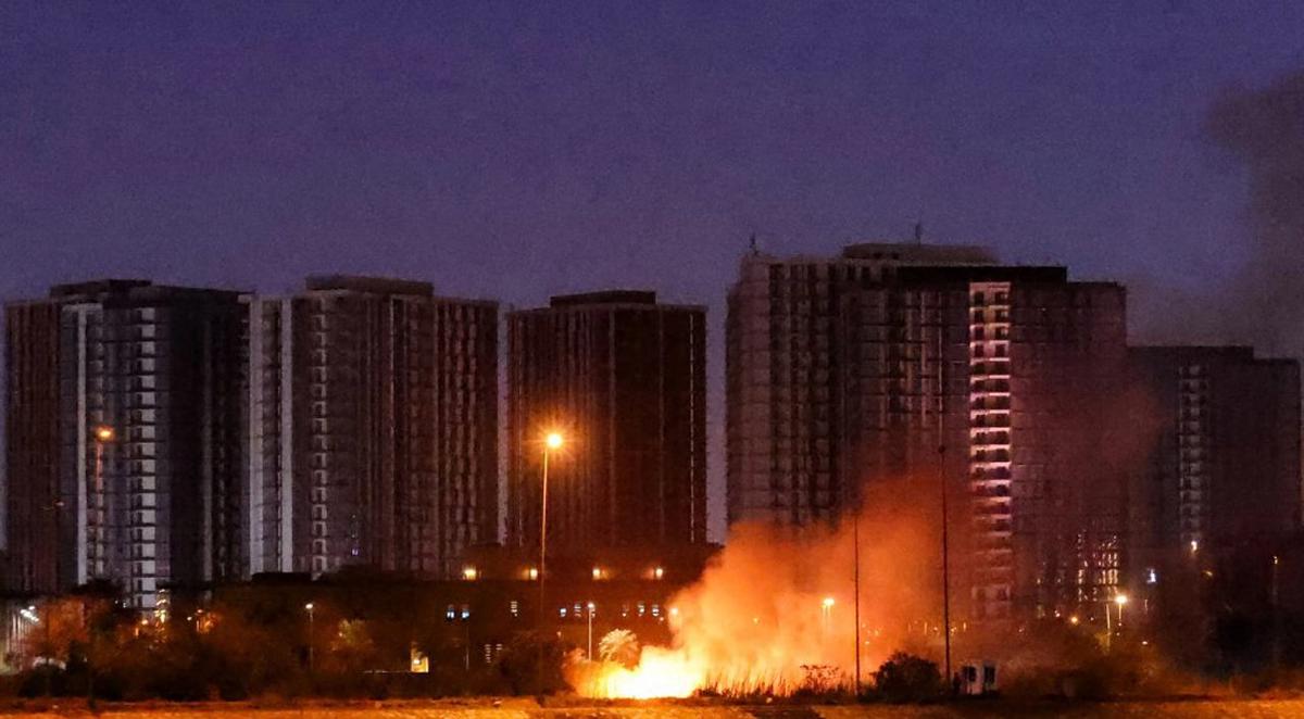 Ataque contra sede de inteligencia en Bagdad. Foto: Agencia NA (Redes Sociales).