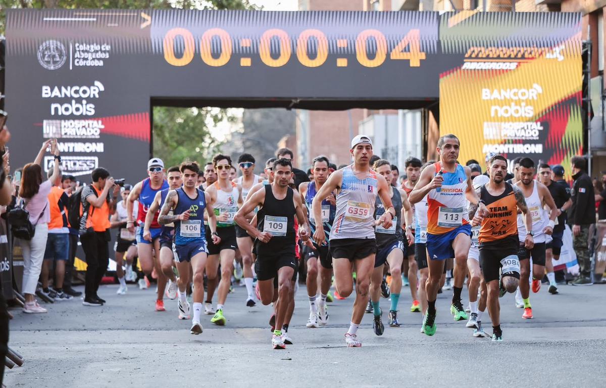 La maratón se corrió por las calles de Córdoba.