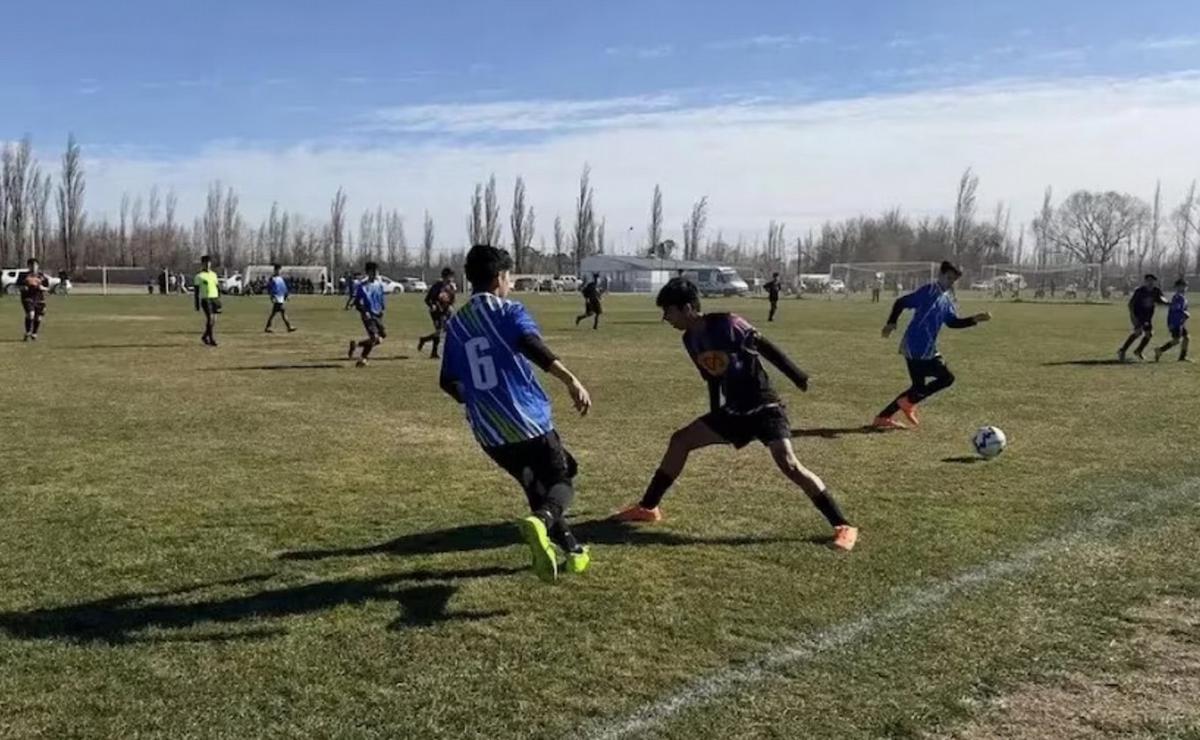 Ocurrió en una cancha del club Municipal en la Isla Jordán(Foto: Neuquén en Noticias)