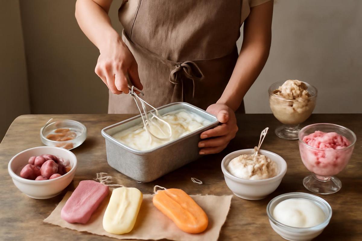 Helados artesanales: recetas fáciles para hacer en casa