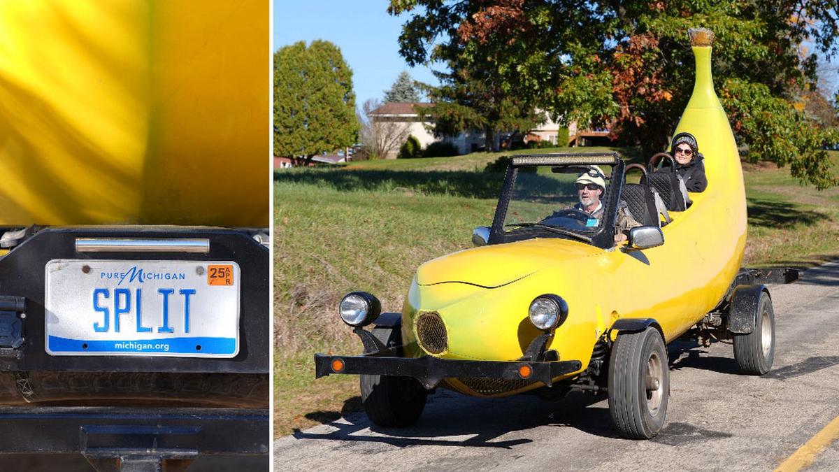 Auto banana, ganador del Guinness.