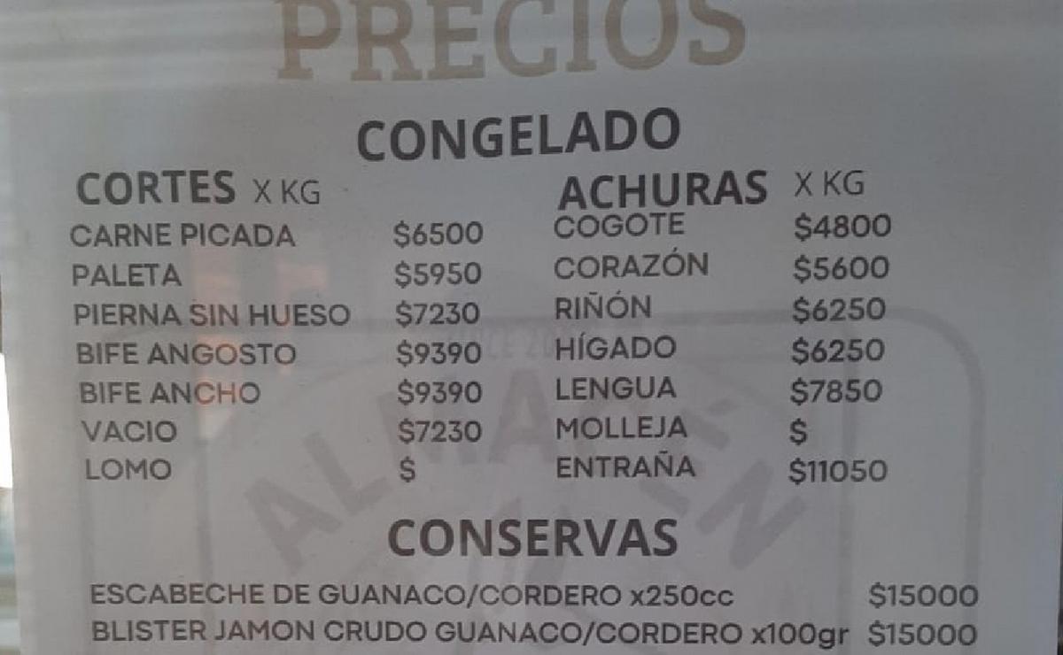 La carne de guanaco, una nueva opción.