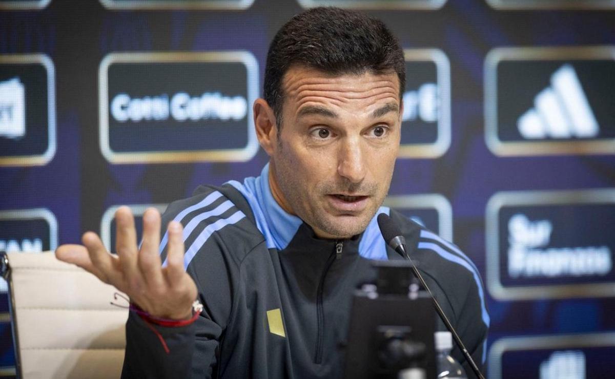 Lionel Scaloni, entrenador de la Selección argentina.