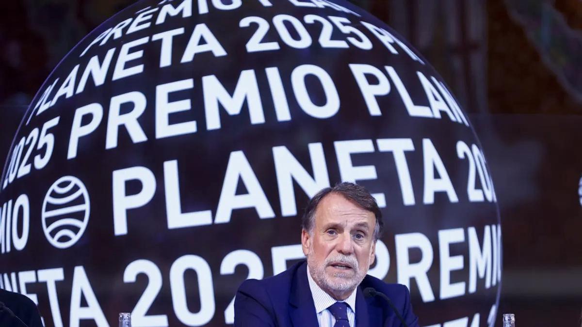 El presidente del Grupo Planeta, José Creuheras, durante la presentación.